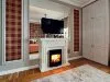 Каминокомплект Dimplex Alexandria - Белый дуб с очагом Danville Chrome FB2 фото 8 — Умный климат - Красноярск