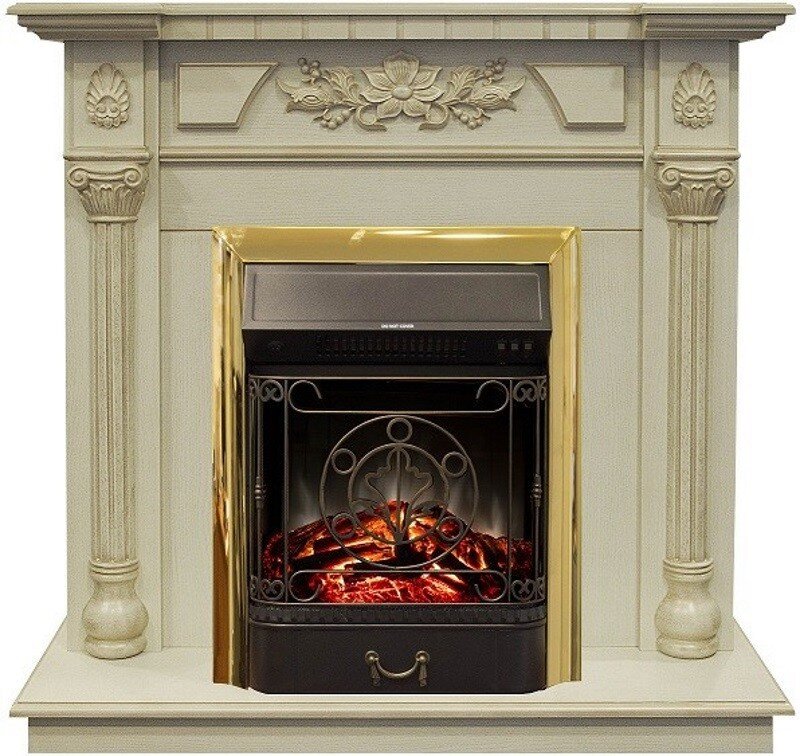 Камин электрический RealFlame Dacota WT с Majestic Lux BR S фото 1 — Умный климат - Красноярск