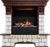 Каминокомплект Dimplex Pierre Luxe - Темный дуб / Белый с очагом Albany фото 1 — Умный климат - Красноярск