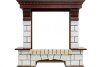 Каминокомплект Dimplex Pierre Luxe - Темный дуб / Белый с очагом Albany фото 2 — Умный климат - Красноярск