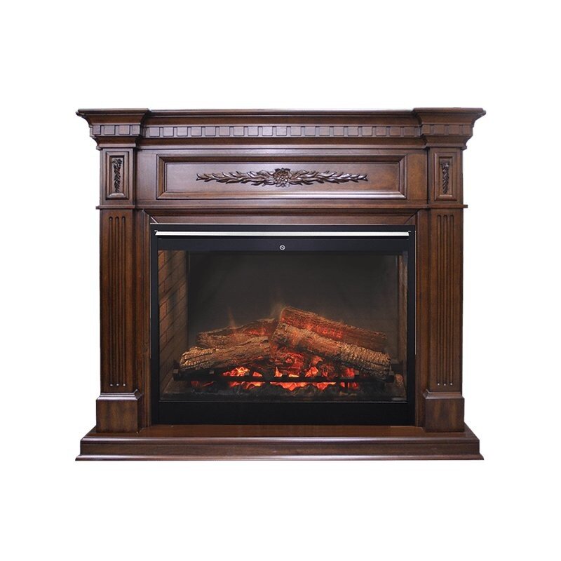 Каминокомплект Dimplex Luxemburg - Темный орех с очагом Symphony 30'' DF3020-INT фото 1 — Умный климат - Красноярск