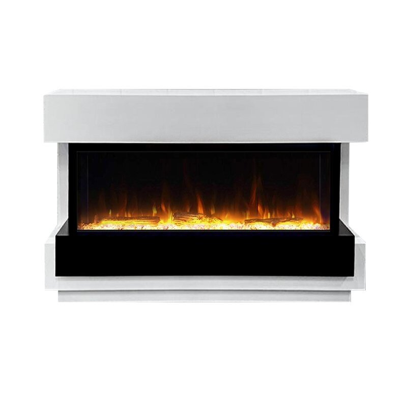 Каминокомплект Royal Flame Cube 50 - Белый с черным с очагом Astra 50 RF фото 1 — Умный климат - Красноярск