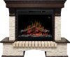Каминокомплект Dimplex Pierre Luxe угловой - Темный дуб / Сланец мелкий с очагом Symphony 26'' DF2624-L фото 1 — Умный климат - Красноярск