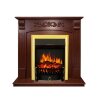Каминокомплект Royal Flame Sorrento угловой - Орех с очагом Fobos FX Brass фото 1 — Умный климат - Красноярск