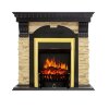 Каминокомплект Royal Flame Dublin - Венге / Сланец с очагом Fobos FX Brass фото 1 — Умный климат - Красноярск