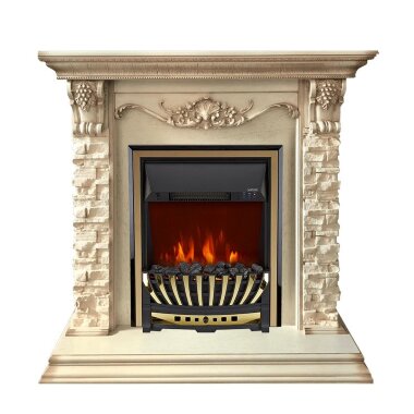 Каминокомплект Royal Flame Adriana - Cлоновая кость с очагом Aspen Gold — Умный климат - Красноярск