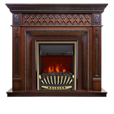 Каминокомплект Royal Flame Alexandria - махагон коричневый антик с очагом Aspen Gold — Умный климат - Красноярск
