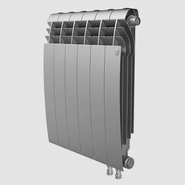 Royal Thermo BiLiner 350 V 8 секций Silver Satin радиатор фото 1 — Умный климат - Красноярск