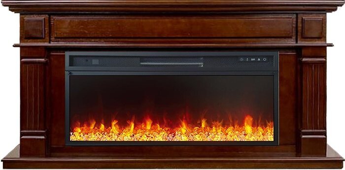 Каминокомплект Royal Flame Atlanta - Темный дуб (Ширина 1500 мм) с очагом Vision 42 LED фото 1 — Умный климат - Красноярск