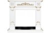Каминокомплект Royal Flame Florina - Белый дуб, патина золото с очагом Dioramic 28 LED FX фото 2 — Умный климат - Красноярск