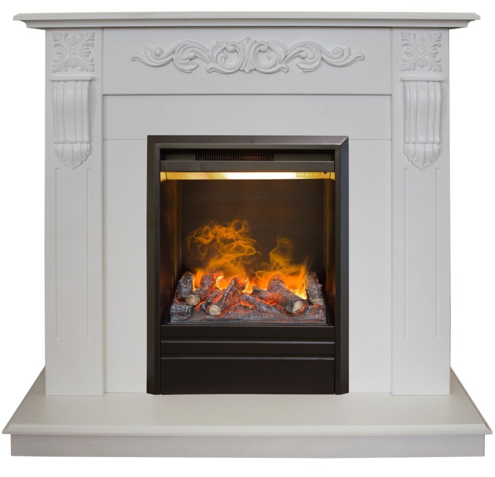 Камин электрический RealFlame Dominica WT c 3D Olympic фото 1 — Умный климат - Красноярск
