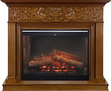 Каминокомплект Dimplex Palace - Орех с очагом Symphony 30'' DF3020-INT &mdash; Умный климат - Красноярск