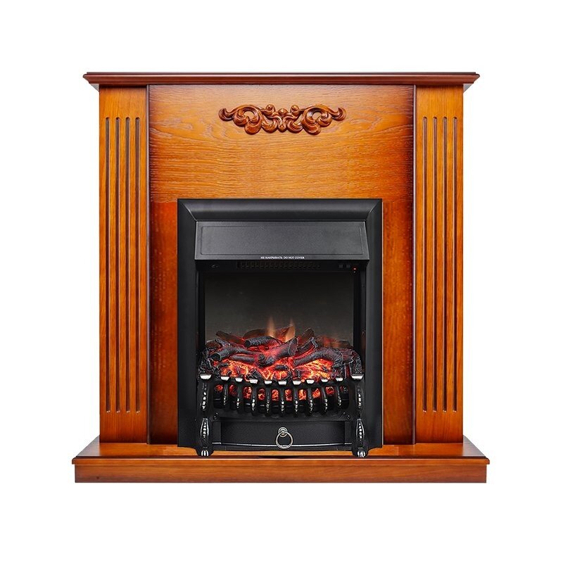 Каминокомплект Royal Flame Lumsden - Дуб антик с очагом Fobos FX Black фото 1 — Умный климат - Красноярск