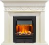 Каминокомплект Dimplex Corfu - Слоновая кость с очагом Brookline Black фото 1 — Умный климат - Красноярск