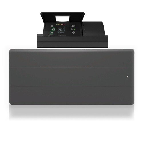 Noirot Axiom smart ECOcontrol 1500 низкий антрацитный конвектор фото 1 — Умный климат - Красноярск