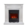 Каминокомплект Royal Flame Sorrento угловой - Белый дуб с очагом Aspen Black фото 1 — Умный климат - Красноярск