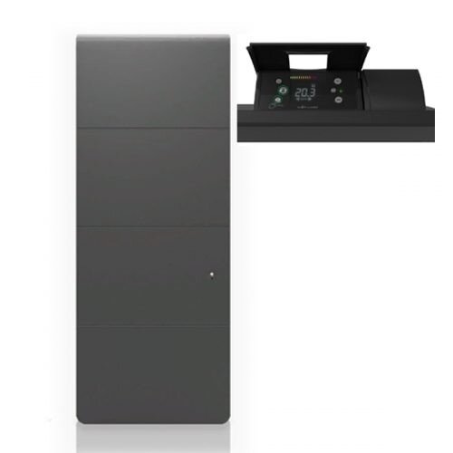 Noirot Axiom smart ECOcontrol 1500 вертикальный антрацитный конвектор фото 1 — Умный климат - Красноярск