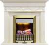 Каминокомплект Dimplex Corfu - Слоновая кость с очагом Danville Antique Brass FB2 фото 1 — Умный климат - Красноярск