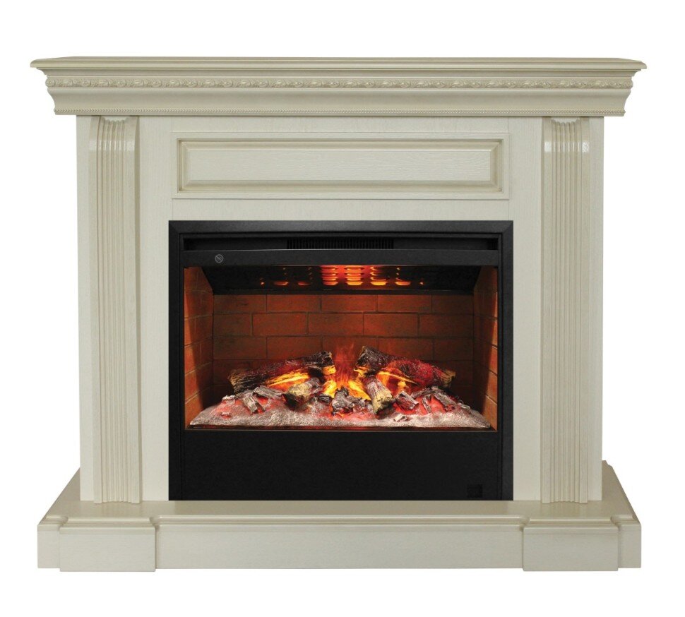 Камин электрический RealFlame Bogema 26 WT с Helios 26 3D фото 1 — Умный климат - Красноярск