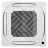 Royal Clima ES-C 18HRI/ES-C pan/1X/ES-E 18HXI кассетный кондиционер