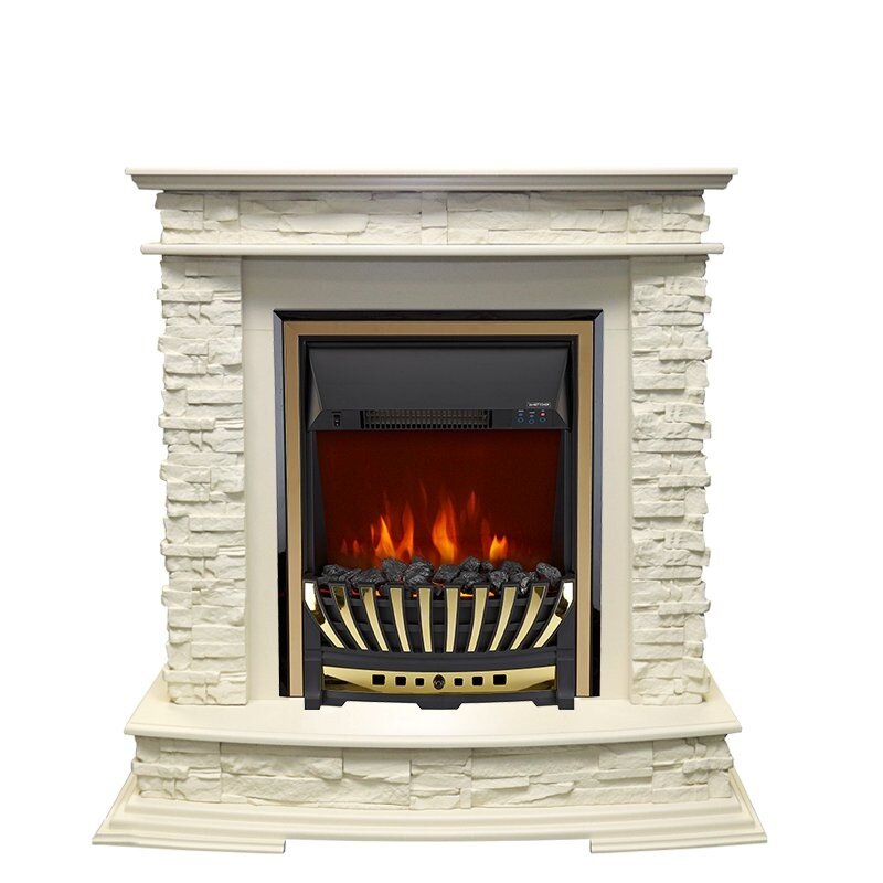 Каминокомплект Royal Flame Luzern - Слоновая кость с очагом Aspen Gold фото 1 — Умный климат - Красноярск