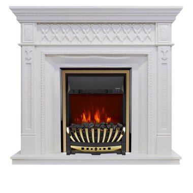 Каминокомплект Royal Flame Alexandria - Белый дуб с очагом Aspen Gold — Умный климат - Красноярск
