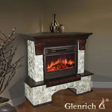 Электрокамин Гленрич Бостон S23 угловой &mdash; Умный климат - Красноярск