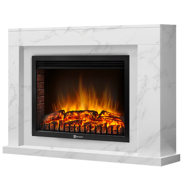 Портал Firelight Simple 25 белый мрамор — Умный климат - Красноярск