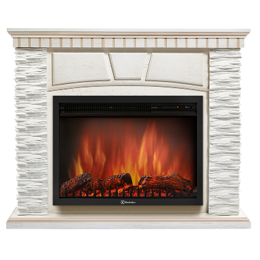 Портал Firelight Porto 30 сланец белый / белёный дуб — Умный климат - Красноярск