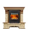 Каминокомплект Dimplex Pierre Luxe - Дуб / Шампань с очагом Brookline Black фото 1 — Умный климат - Красноярск