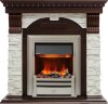 Каминокомплект Dimplex Dublin - Темный дуб / Сланец белый с очагом Chesford фото 1 — Умный климат - Красноярск