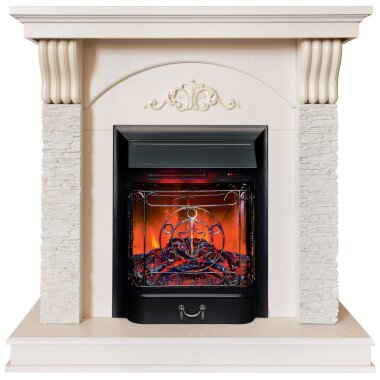 Камин электрический RealFlame Corfino WT с Majestic Lux BR S/ BL S — Умный климат - Красноярск