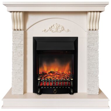 Камин электрический RealFlame Corfino WT с Fobos Lux BR S/ BL S — Умный климат - Красноярск