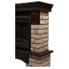 Портал Firelight Forte Wood 30 камень коричневый, шпон темный дуб фото 3 — Умный климат - Красноярск