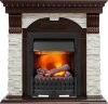 Каминокомплект Dimplex Dublin - Темный дуб / Сланец белый с очагом Danville Black FB2 фото 1 — Умный климат - Красноярск
