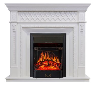 Каминокомплект Royal Flame Alexandria - Белый дуб с очагом Majestic FX Black — Умный климат - Красноярск