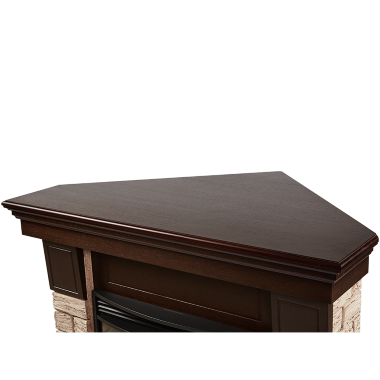 Портал Firelight Forte Wood 30 U камень коричневый, шпон темный дуб — Умный климат - Красноярск