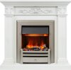 Каминокомплект Dimplex Verona - Белый дуб с очагом Chesford фото 1 — Умный климат - Красноярск