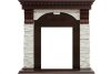 Каминокомплект Dimplex Dublin - Темный дуб / Сланец белый с очагом Danville Brass FB2 фото 2 — Умный климат - Красноярск