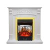 Каминокомплект Royal Flame Sorrento угловой - Белый дуб с очагом Majestic FX M Brass фото 1 — Умный климат - Красноярск