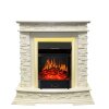 Каминокомплект Royal Flame Luzern - Слоновая кость с очагом Majestic FX Brass фото 1 — Умный климат - Красноярск