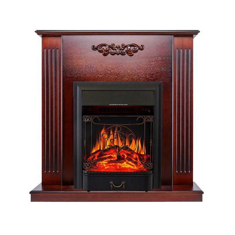 Каминокомплект Royal Flame Lumsden - Махагон коричневый антик с очагом Majestic FX Black фото 1 — Умный климат - Красноярск