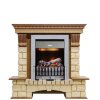 Каминокомплект Dimplex Pierre Luxe - Дуб / Шампань с очагом Danville Chrome FB2 фото 1 — Умный климат - Красноярск