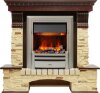 Каминокомплект Dimplex Pierre Luxe угловой - Темный дуб / Сланец с очагом Chesford фото 1 — Умный климат - Красноярск
