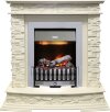 Каминокомплект Dimplex Luzern - Слоновая кость с очагом Danville Chrome FB2 фото 1 — Умный климат - Красноярск