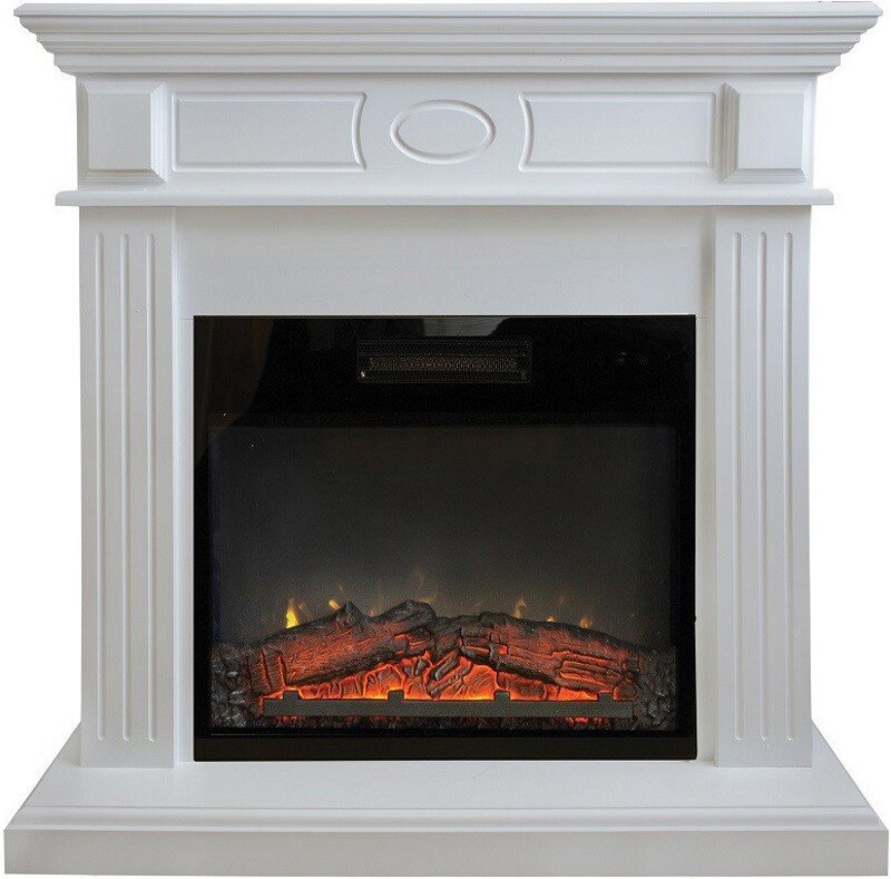 Камин электрический RealFlame Leda 25.5/24 WT c Kendal 24 фото 1 — Умный климат - Красноярск