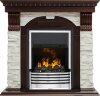 Каминокомплект Dimplex Dublin - Темный дуб / Сланец белый с очагом Flagstaff фото 1 — Умный климат - Красноярск