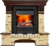 Каминокомплект Dimplex Pierre Luxe угловой - Темный дуб / Сланец с очагом Danville Black FB2 фото 1 — Умный климат - Красноярск