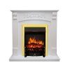 Каминокомплект Royal Flame Sorrento - Белый дуб с очагом Fobos FX Brass фото 1 — Умный климат - Красноярск