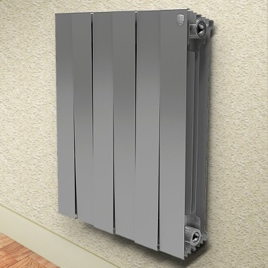 Royal Thermo PianoForte 500 Silver Satin Радиатор - 6 секц. — Умный климат - Красноярск